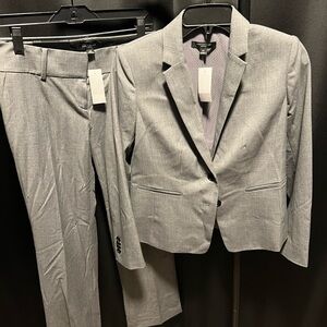 Banana Republic Light Gray Men's Suit